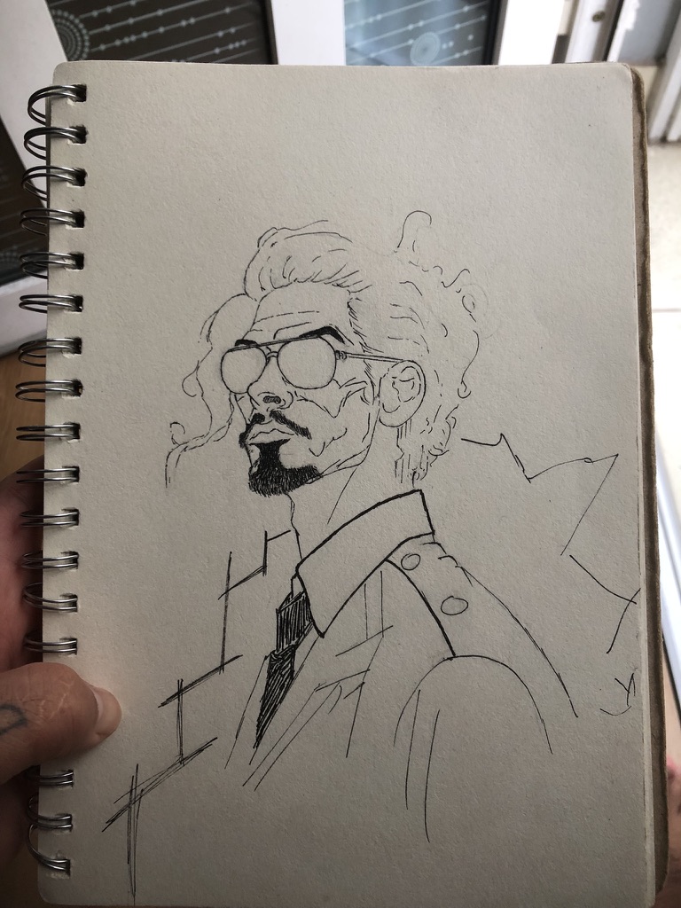 Portrait with sunglasses